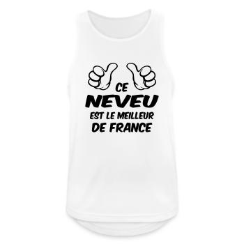 MEILLEUR NEVEU - Débardeur respirant Homme - blanc - Devant - Nick (188cm)