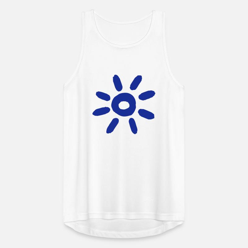 Blaue Sonne Männer Tank Top atmungsaktiv