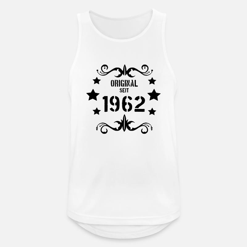 Original seit 1962 -x - Männer Tank Top atmungsaktiv - Weiß