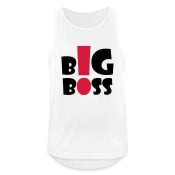 big_boss_2c - Débardeur respirant Homme - blanc - Devant - Nick (188cm)