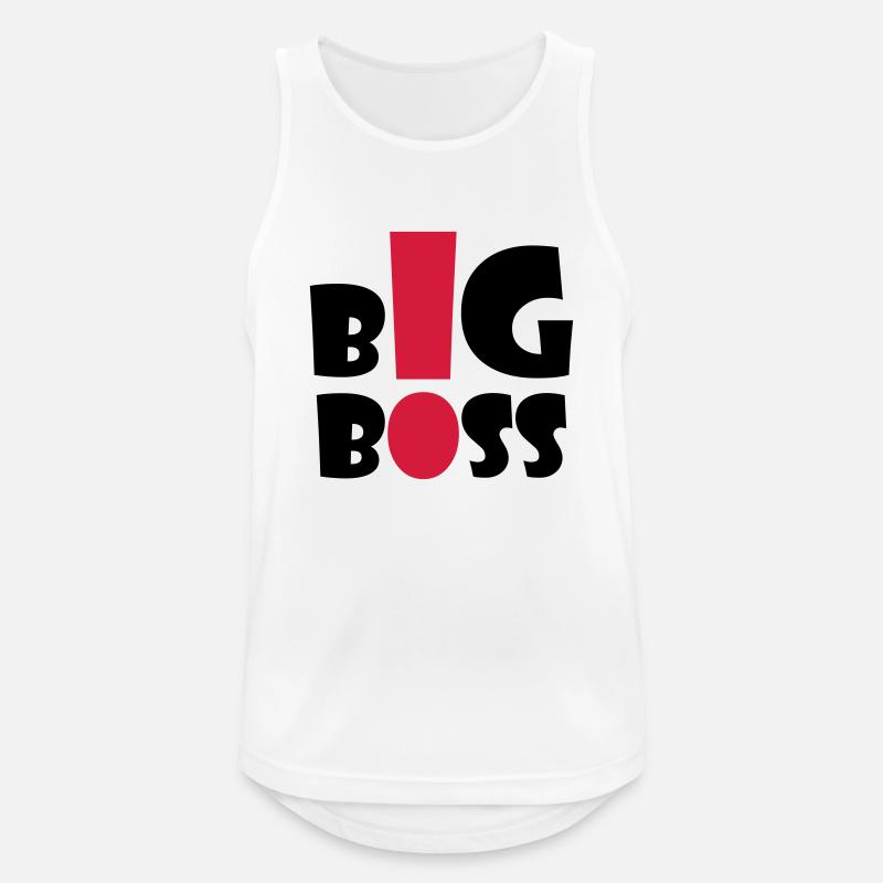 big_boss_2c - Men's Breathable Tank Top - white