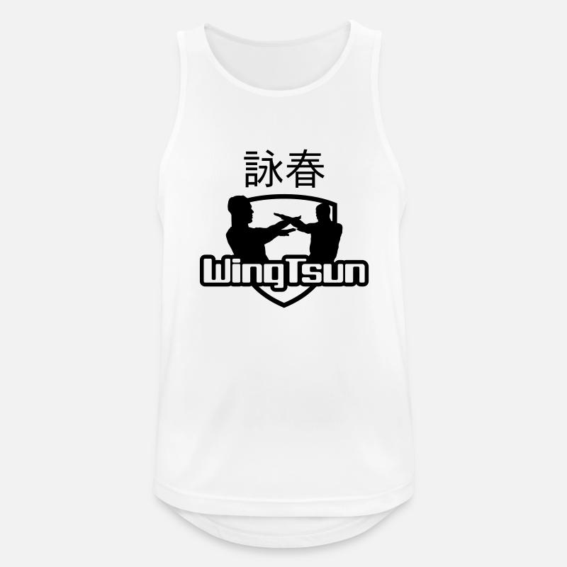 wingtsun1a - Men's Breathable Tank Top - white