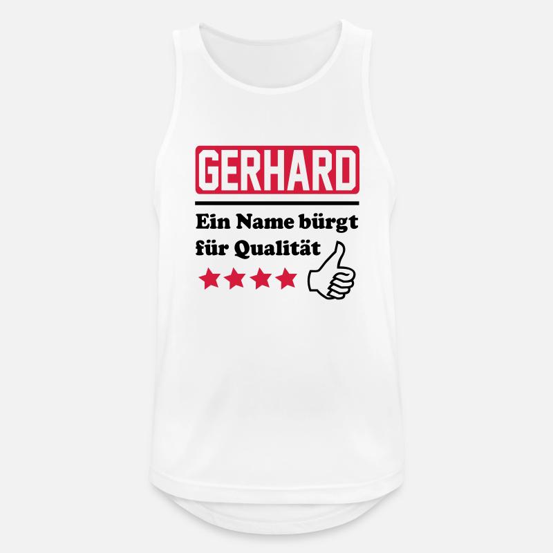 gerhard - Men's Breathable Tank Top - white