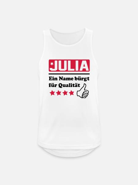 julia - Men's Breathable Tank Top - white