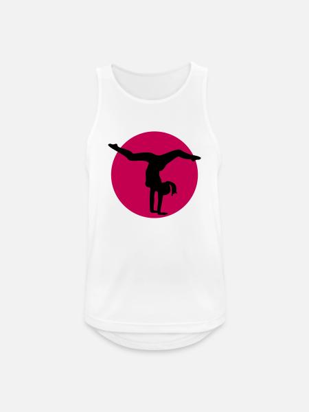 bodenturnen_f2 - Men's Breathable Tank Top - white