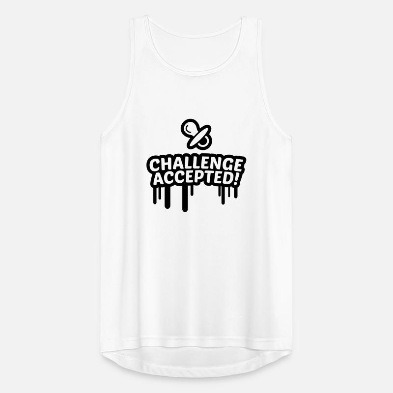 Dummy challenge accepted 1c. Men's Breathable Tank Top