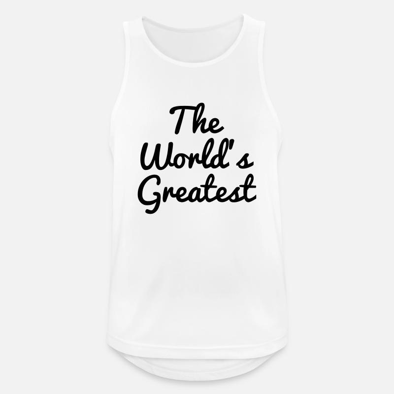 A Personnaliser / Custom / Customiser / Customize - Débardeur respirant Homme - blanc