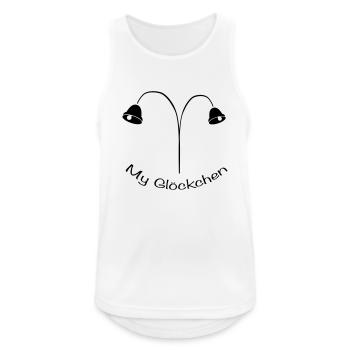 My Glöckchen - Männer Tank Top atmungsaktiv - Weiß - Vorne - Nick (188cm)