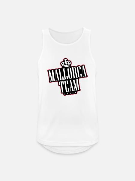 Mallorca Team - Men's Breathable Tank Top - white