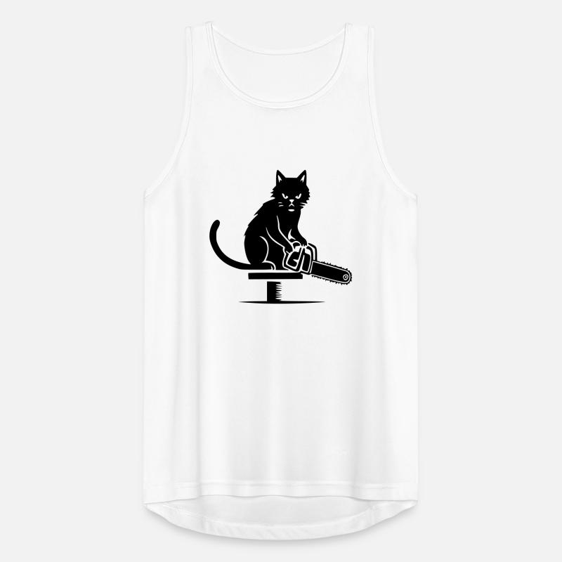 Angrycat Männer Tank Top atmungsaktiv