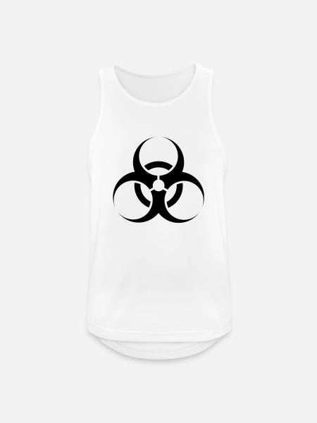 biohazard - Men's Breathable Tank Top - white