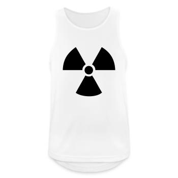 Radioactiv - Débardeur respirant Homme - blanc - Devant - Nick (188cm)