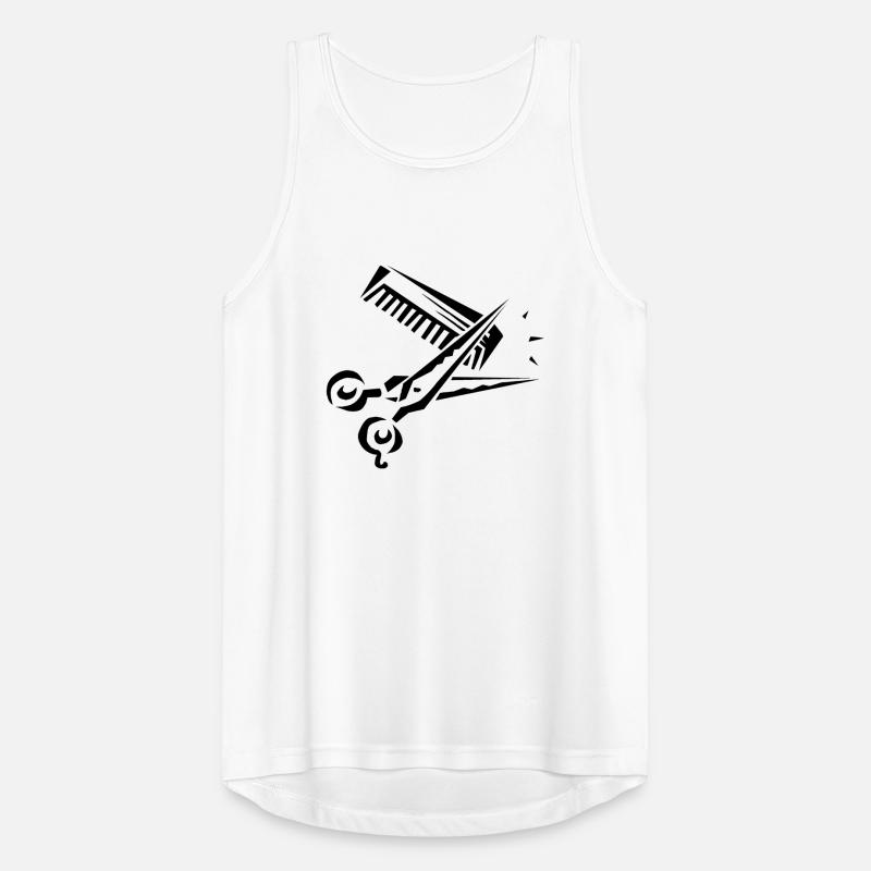 Sissors and comb Men's Breathable Tank Top