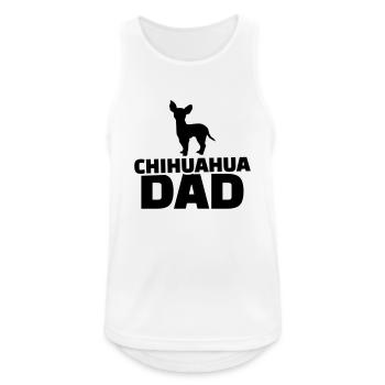 Chihuahua Dad - Débardeur respirant Homme - blanc - Devant - Nick (188cm)
