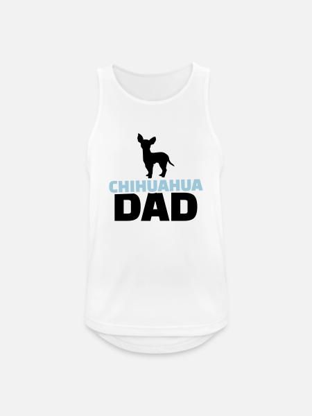 Chihuahua - Männer Tank Top atmungsaktiv - Weiß