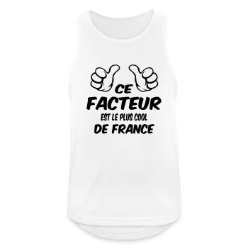 MEILLEUR FACTEUR - Débardeur respirant Homme - blanc - Devant - Nick (188cm)