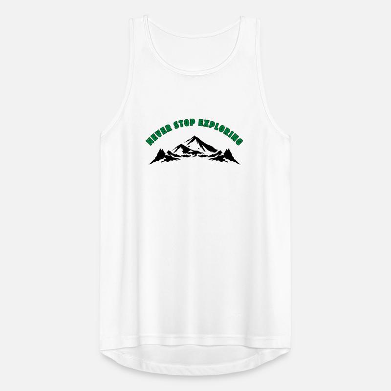 Never Stop Exploring Men's Breathable Tank Top