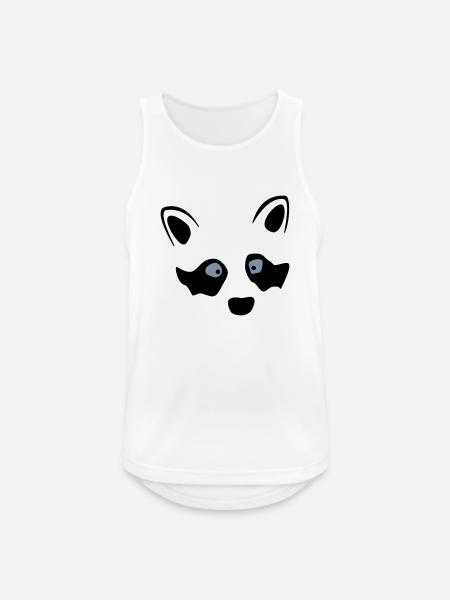 racoon - Men's Breathable Tank Top - white
