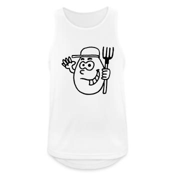 landei_a_112011_1c - Men's Breathable Tank Top - white - Front - Nick (188cm)