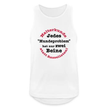 503 Holder customer instead rattlists - Men's Breathable Tank Top - white - Front - Nick (188cm)