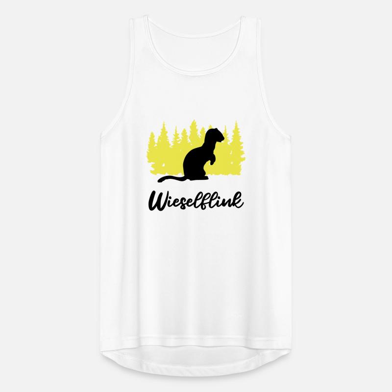 Immer Wieselflink unterwegs Männer Tank Top atmungsaktiv