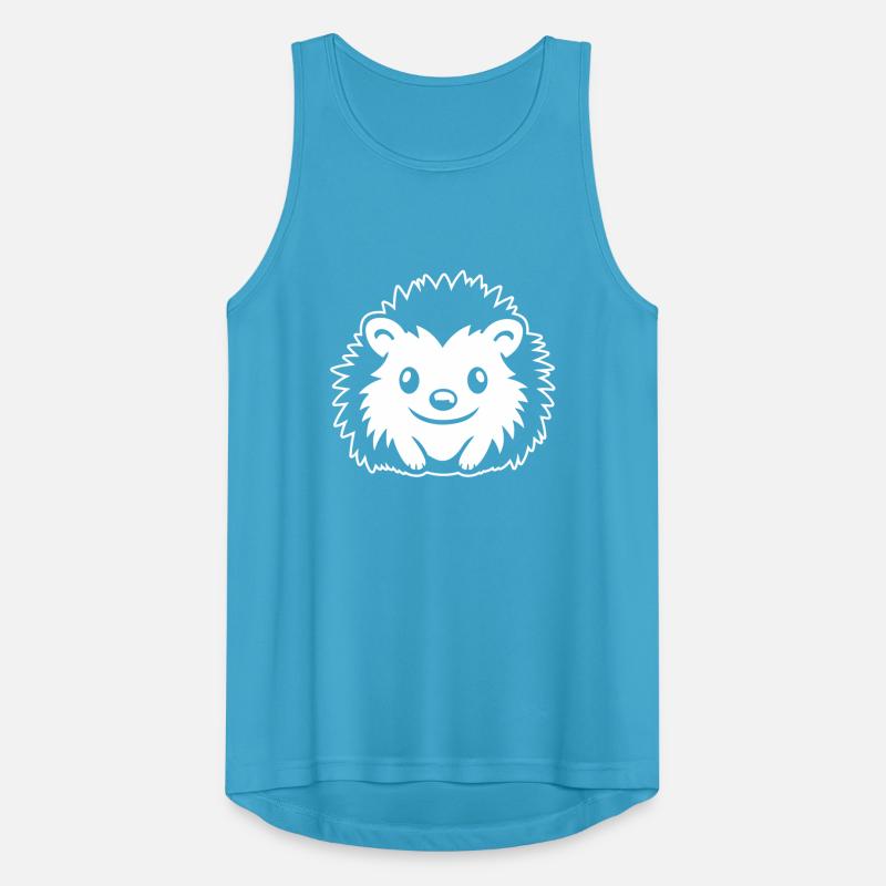 Igel Comic Niedlich Männer Tank Top atmungsaktiv