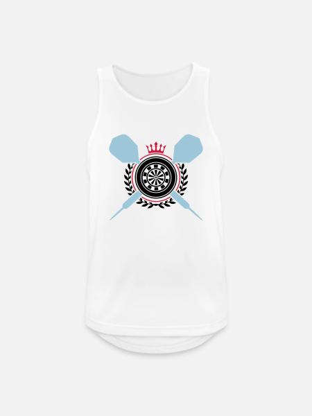darts dart dartboard - Men's Breathable Tank Top - white