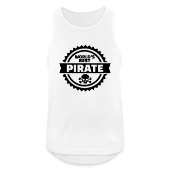 Pirate - Débardeur respirant Homme - blanc - Devant - Nick (188cm)