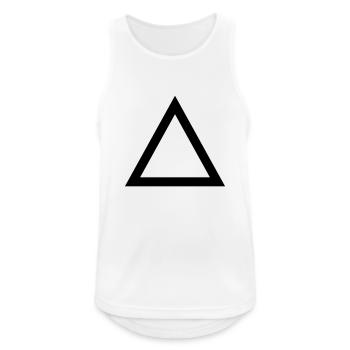 Triangle - Débardeur respirant Homme - blanc - Devant - Nick (188cm)