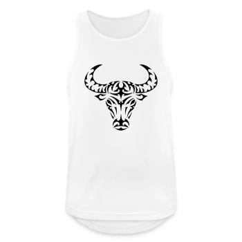 Taurus - Men's Breathable Tank Top - white - Front - Nick (188cm)