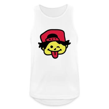 Frecher Junge 3 - Männer Tank Top atmungsaktiv - Weiß - Vorne - Nick (188cm)