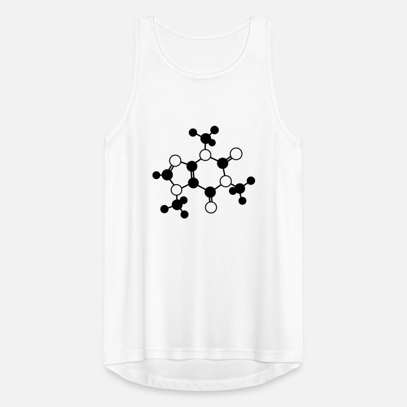 Caféine - molécule - 1c Débardeur respirant Homme