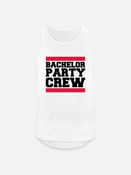 Bachelor Party Crew - Men's Breathable Tank Top - white