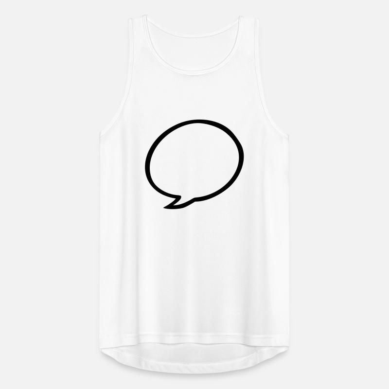 speech bubble Men's Breathable Tank Top