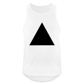 Triangle - Débardeur respirant Homme - blanc - Devant - Nick (188cm)