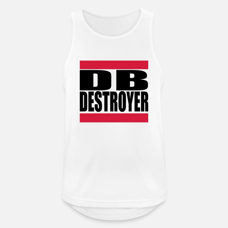 db - Männer Tank Top atmungsaktiv - Weiß