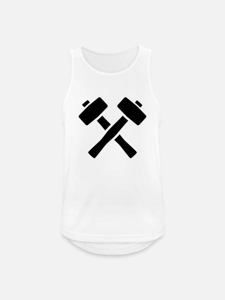 Hammer - Men's Breathable Tank Top - white