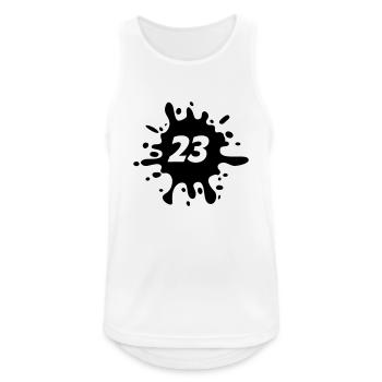 23 - Men's Breathable Tank Top - white - Front - Nick (188cm)