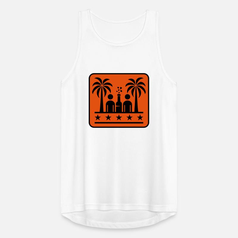 Drinking Beach Party Men's Breathable Tank Top