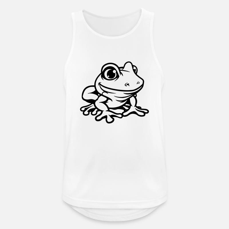 Frog Comic - Men's Breathable Tank Top - white