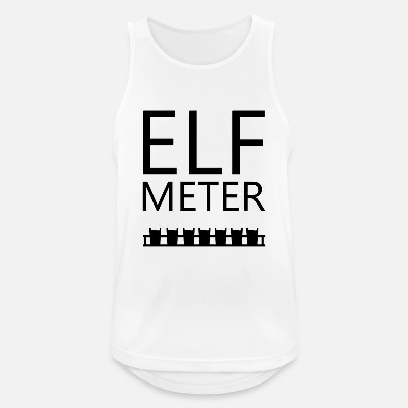 Elf Meter Bier - Männer Tank Top atmungsaktiv - Weiß