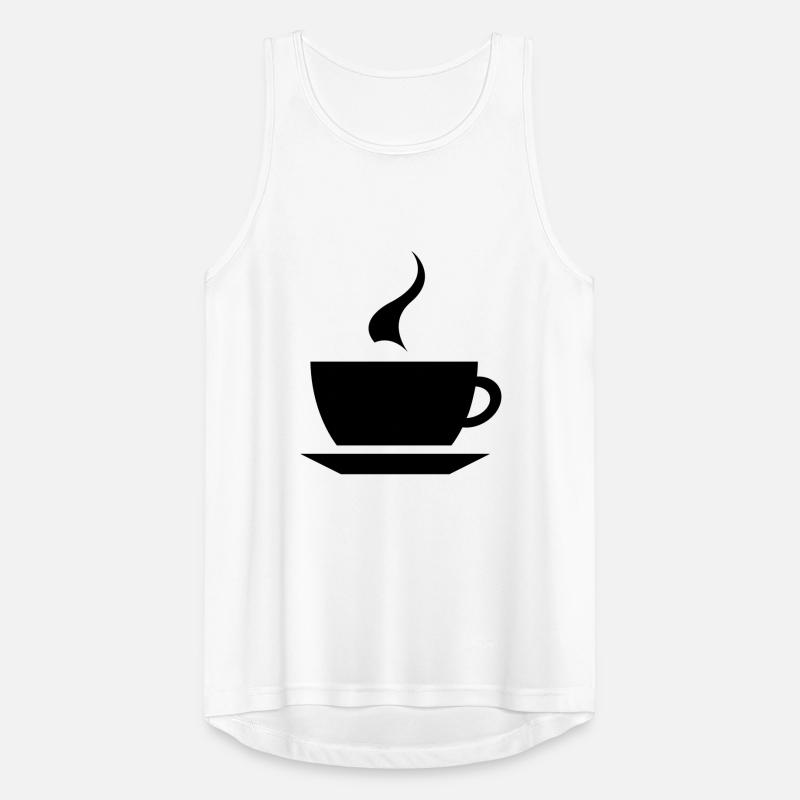 coffee cup tea cafe Débardeur respirant Homme