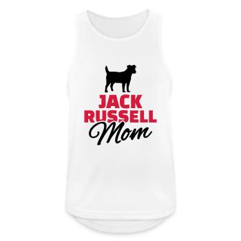Jack Russell - Männer Tank Top atmungsaktiv - Weiß - Vorne - Nick (188cm)