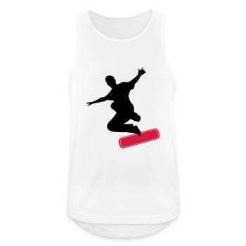 Skater - Débardeur respirant Homme - blanc - Devant - Nick (188cm)