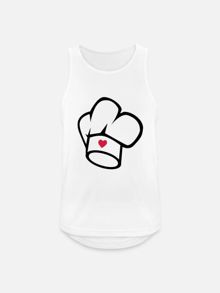 cuisinier - Débardeur respirant Homme - blanc