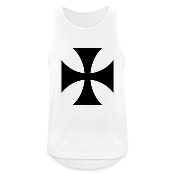 templar temple knight, orden - Men's Breathable Tank Top - white - Front - Nick (188cm)
