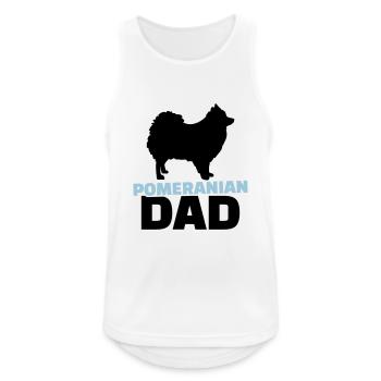 Spitz - Männer Tank Top atmungsaktiv - Weiß - Vorne - Nick (188cm)