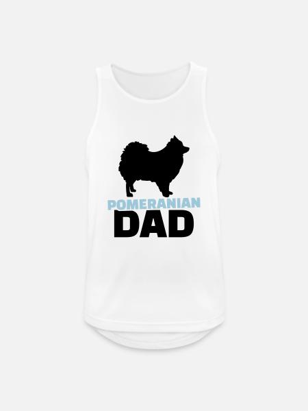 Spitz - Männer Tank Top atmungsaktiv - Weiß