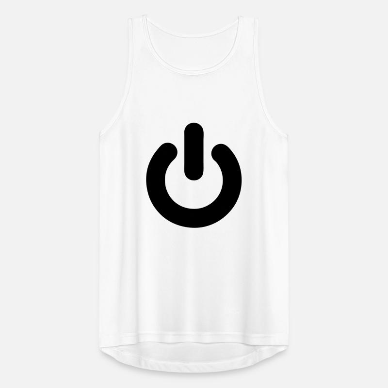 on, off, switch, PC, computer, SWITCH, on, out, Men's Breathable Tank Top