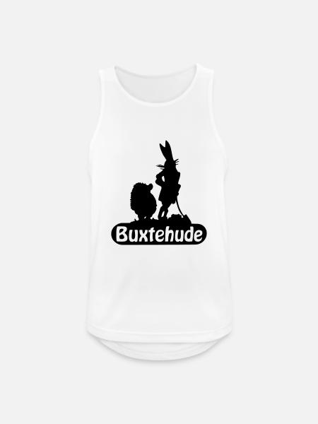 Buxtehude - Männer Tank Top atmungsaktiv - Weiß